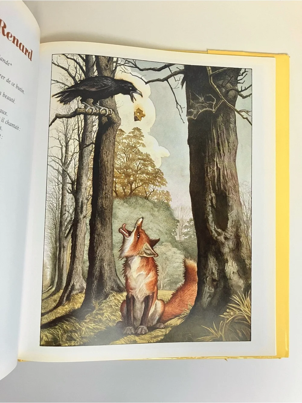 Livre vintage Fables d'Esope et de La Fontaine Charles Santore 1995 Littérature - Picture 12 of 17